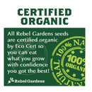 Heirloom Vegetable Seeds for Planting: 13 Varieties of Organic Non-GMO Open Pollinated Garden Seed