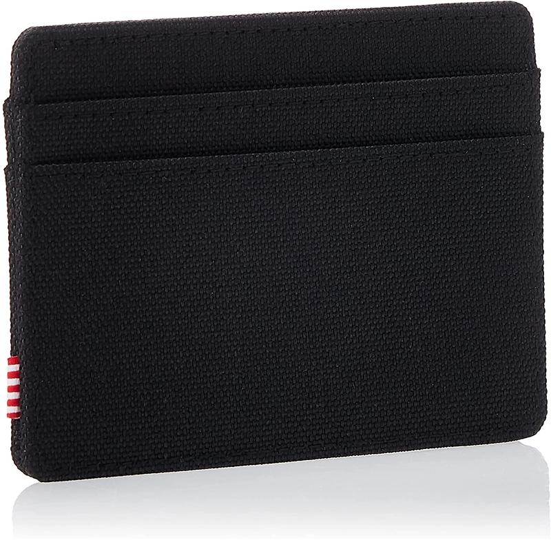 Herschel men's Charlie Rfid Card Case Wallet Black