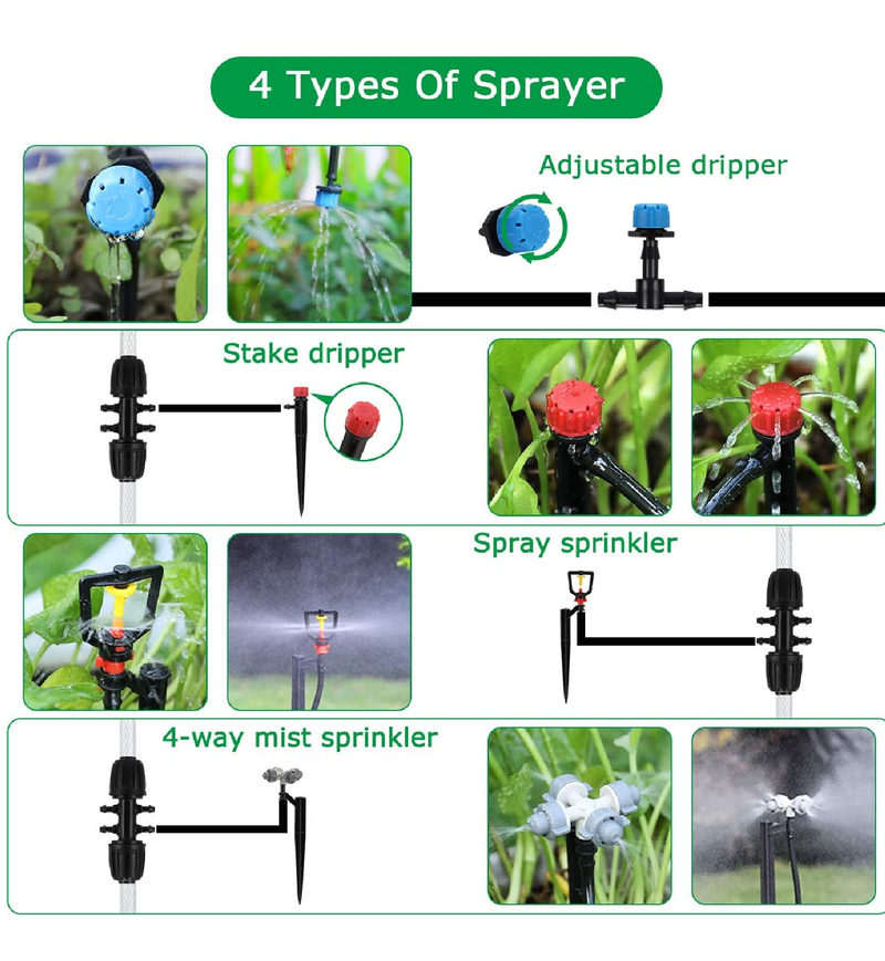 Homga Drip Irrigation Kit | Plant Irrigation System