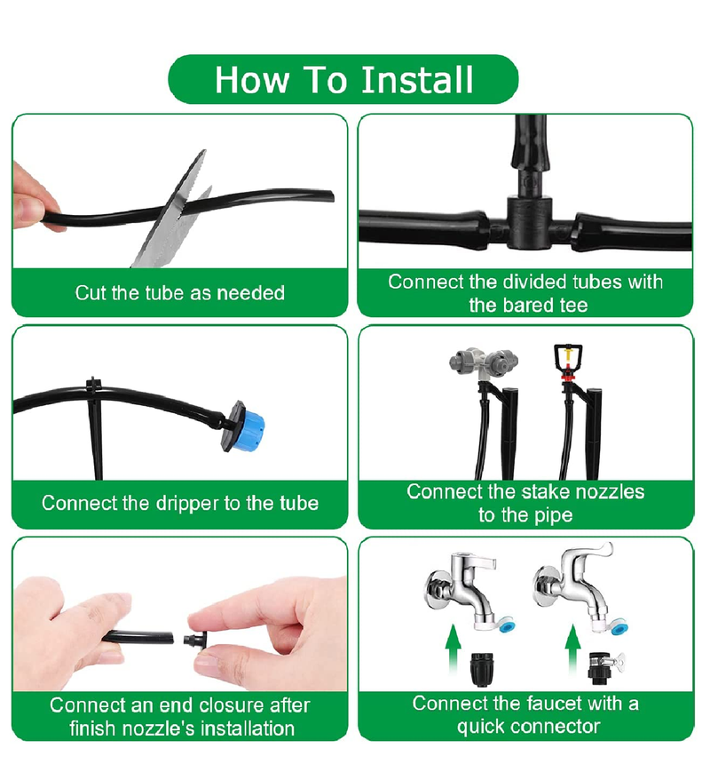 Homga Drip Irrigation Kit | Plant Irrigation System