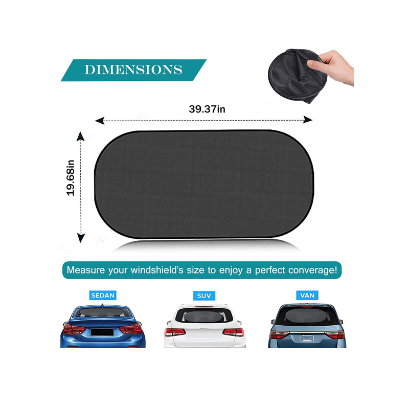 IC ICLOVER Car Sunshade UV Protection | Folding