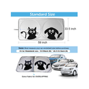 IC ICLOVER Mascot Design Car Windshield Sunshade | Dog & Cat