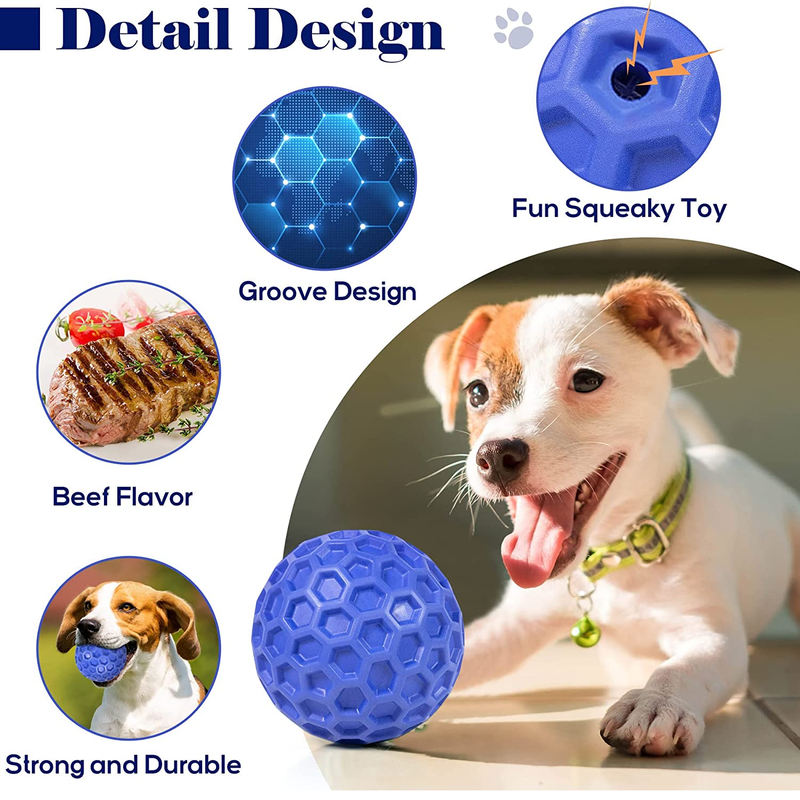 Indestructible Squeaky Dog Toys for Aggressive Chewers
