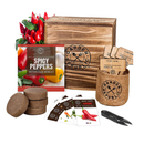 Indoor Pepper Seed Starter Kit | Pepper Growing Kit with 4 Non-GMO Hot Pepper Seeds