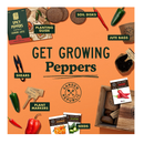 Indoor Pepper Seed Starter Kit | Pepper Growing Kit with 4 Non-GMO Hot Pepper Seeds