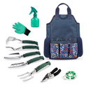Inno Stage Gardening Tools Set and Organizer Tote Bag with 10 Piece Garden Tools | Style Old World 