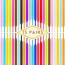 Isusser | 15 Pairs 45" Flat Coloured Athletic Shoe Laces 