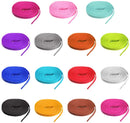 Isusser | 15 Pairs 45" Flat Coloured Athletic Shoe Laces 