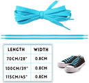 Isusser | 15 Pairs 45" Flat Coloured Athletic Shoe Laces 
