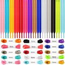 Isusser | 15 Pairs 45" Flat Coloured Athletic Shoe Laces 