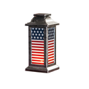 Ivy Home Decorative Solar Garden Lanterns| Outdoor Waterproof Pendant Light | American Flag | Independence Day| National Day