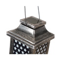 Ivy Home Decorative Solar Garden Lanterns| Outdoor Waterproof Pendant Light | American Flag | Independence Day| National Day