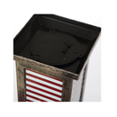 Ivy Home Decorative Solar Garden Lanterns| Outdoor Waterproof Pendant Light | American Flag | Independence Day| National Day