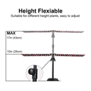 JCBritw LED Grow Lights with Stand 6 Band Colors with UV IR Table Plant Light Dimmable