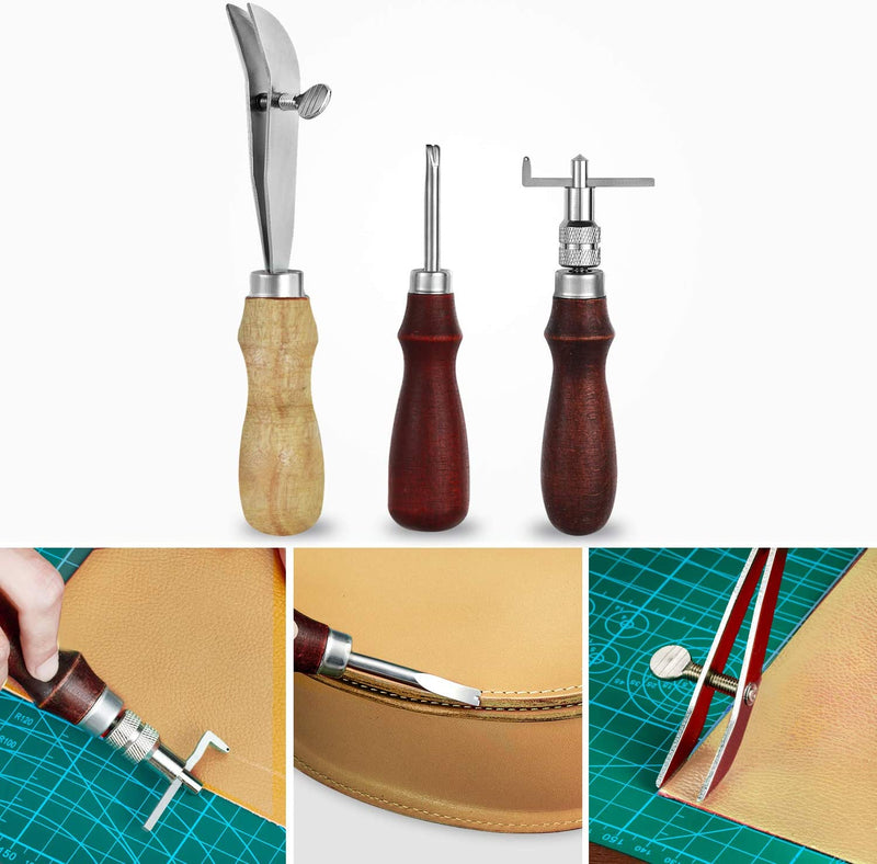 JOYPEA Leather Working Tools - 195 PCS