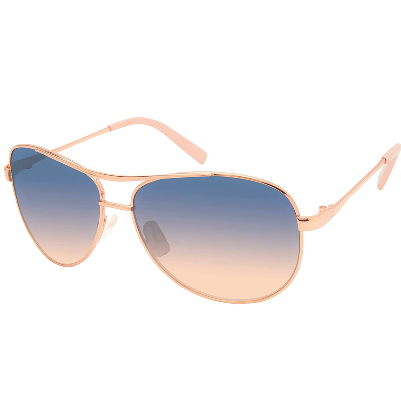 Jessica Simpson J106 Iconic Metal Aviator Sunglasses With UV Protectio