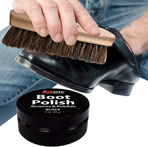 JobSite Premium Leather Boot & Shoe Polish Cream