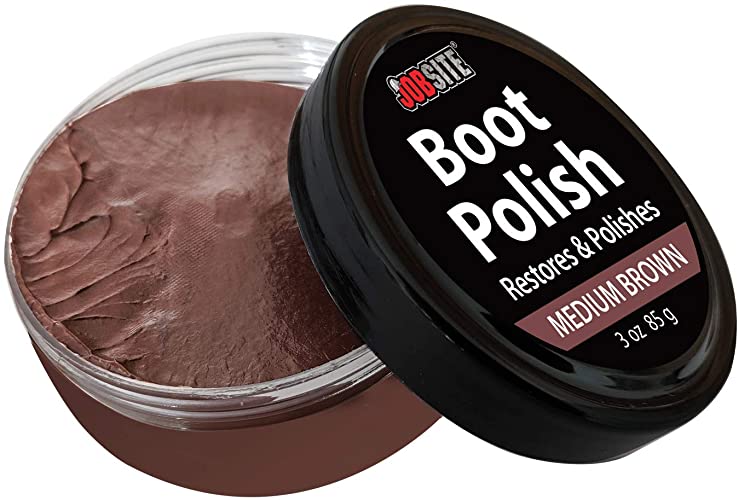 JobSite Premium Leather Boot & Shoe Polish Cream