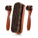 Jovitec | 3 Pieces Horsehair Shoes Polish Brushes Care Clean Daubers Applicators