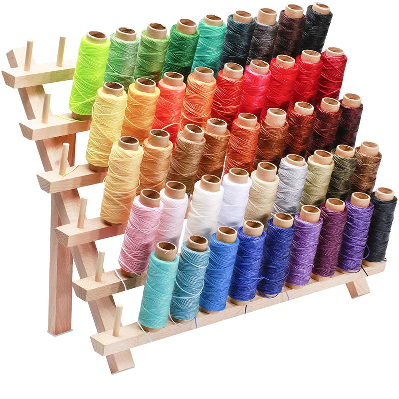 JupeanLeatherThread_46ColorsWaxedSewingThreadwithThreadHolder.jpg