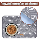 KOOLTAIL  Dog Mat for Food and Water Bowls