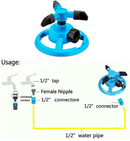 Kadaon Lawn Sprinkler | Automatic Garden Water Sprinklers