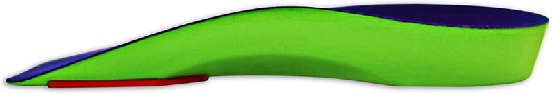 KidSole 3/4 Length Neon Shield Arch Support Insole for kids with foot pronation