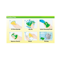 Kitchen Cleaning Sponge Eco Non-scratch for Dish Scrub Sponge (Pack of 24)