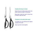 Kitchen Scissors for Cutting Chicken Meat Poultry Seafood Vegetables