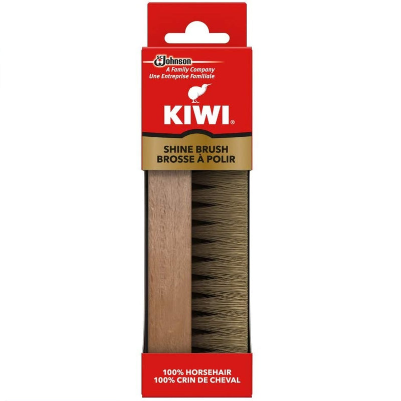 Kiwi 100% Horsehair Shine Brush