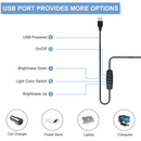 LED Desk Lamp with Clamp Adjustable Desk Light 10 Level Dimmer