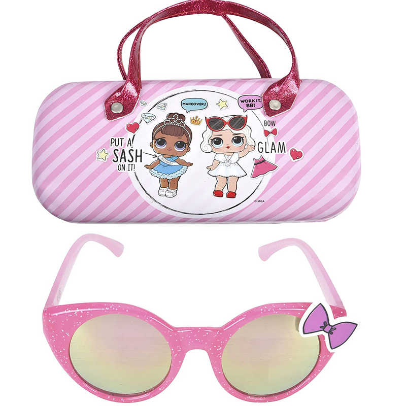 LOL Surprise Kids Toddler Girls Sunglasses With Case