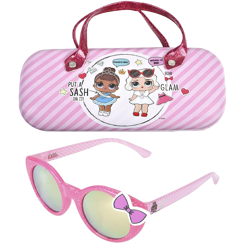 LOL Surprise Kids Toddler Girls Sunglasses With Case