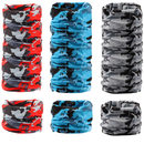 LUOLIIL VOE 6 Pieces UV Sun Protection Face Mask Neck Gaiter Windproof Scarf