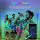 LZHOME 2 Pack LED Corner Floor Lamps RGB Color Changing Floor Lamps