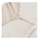 Lazy Daze Hammocks Hanging Rope Hammock Chair Swing Seat with Two Seat Cushions and Carrying Bag, Weight Capacity 300 Lbs Natural