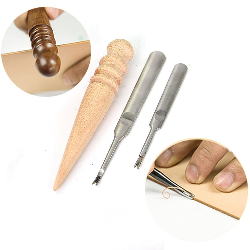 Leather Carft Tools Set Kit 18pcs