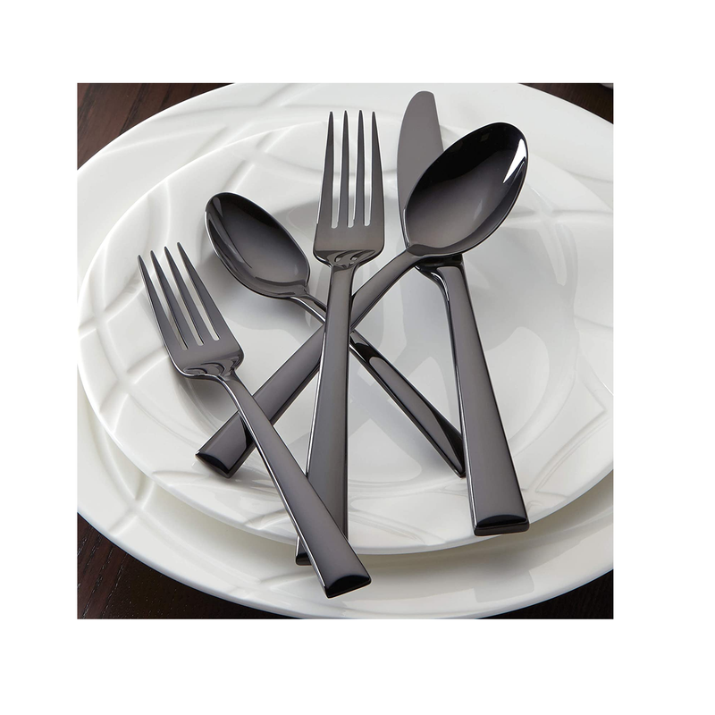 LENOX ナイフフォーク 5セット Lenox Onyx 5-Piece Place Setting 1.00 LB | Color Black