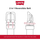 Levi's Men's Reversible Casual Jeans Belt | Black/Brown Feathered