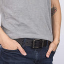 Levi's Men's Reversible Casual Jeans Belt | Black/Brown Laminate