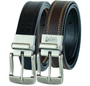 Levi's Men's Reversible Casual Jeans Belt | Brown/Black Cut Edge
