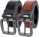 Levi's Men's Reversible Casual Jeans Belt | Dark Tan/Black
