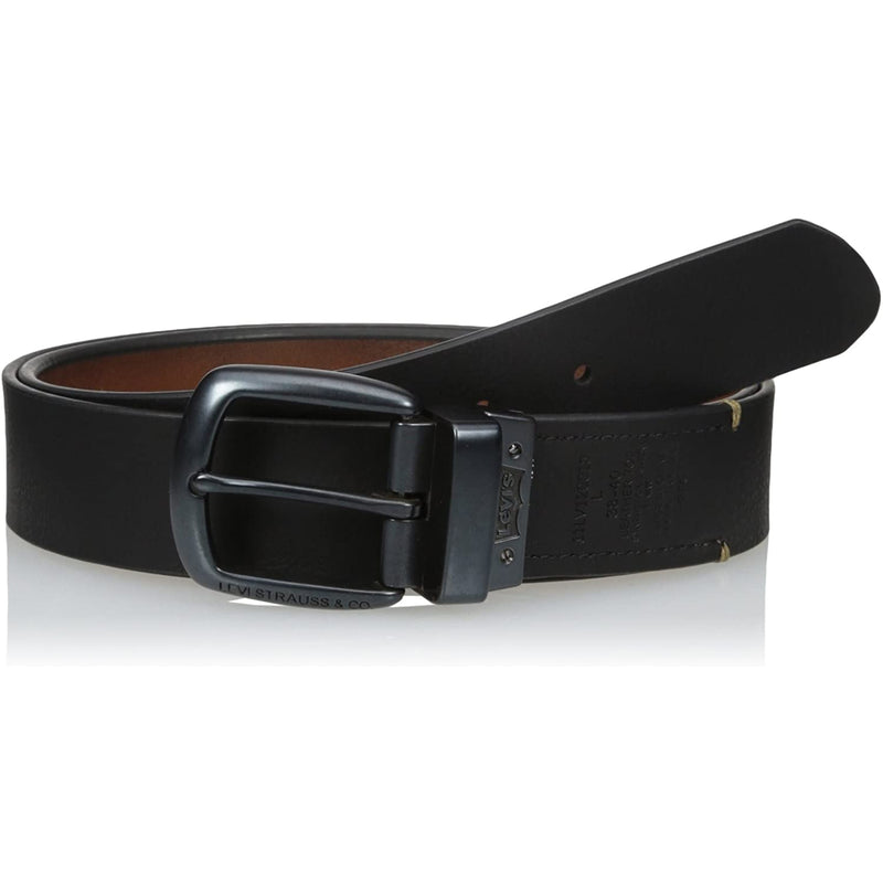 Levi's Men's Reversible Casual Jeans Belt | Tan/Black Toby