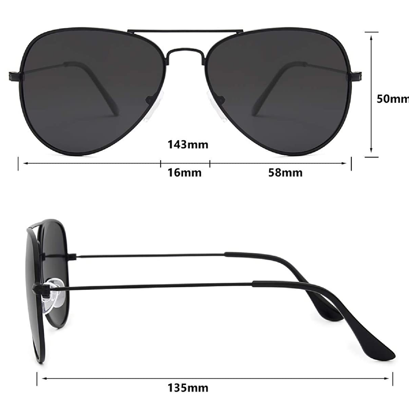 Livhò Sunglasses For Men Women Aviator Polarized