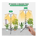 Lxyoug LED Grow Lights for Indoor Plants Full Spectrum Plant Light with 15-60 inches Adjustable Tripod Stand
