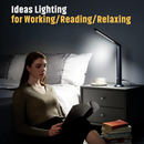 MAGCHARM Modern LED Desk Lamp Eye Care Table Lamp with 16 Lighting Modes