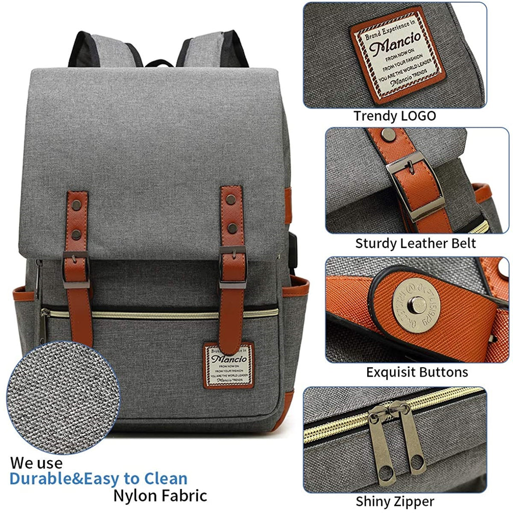Mancio slim laptop backpack hot sale