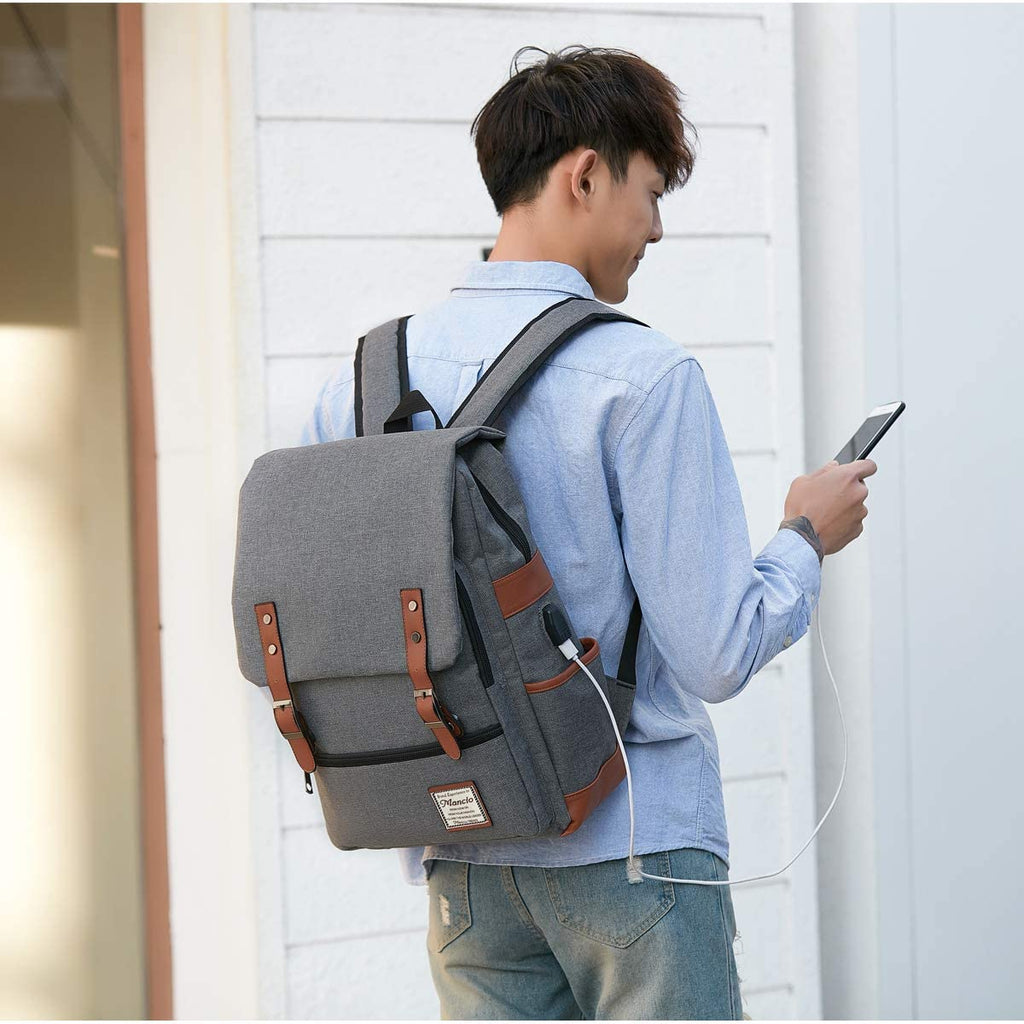 Mancio slim deals laptop backpack