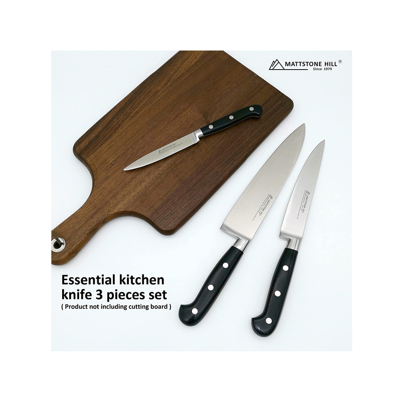 MATTSTONE HILL 3-Piece Chef's Kitchen Knife Set