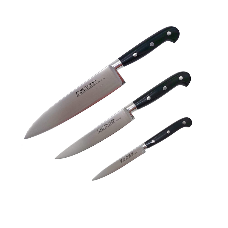 MATTSTONE HILL 3-Piece Chef's Kitchen Knife Set